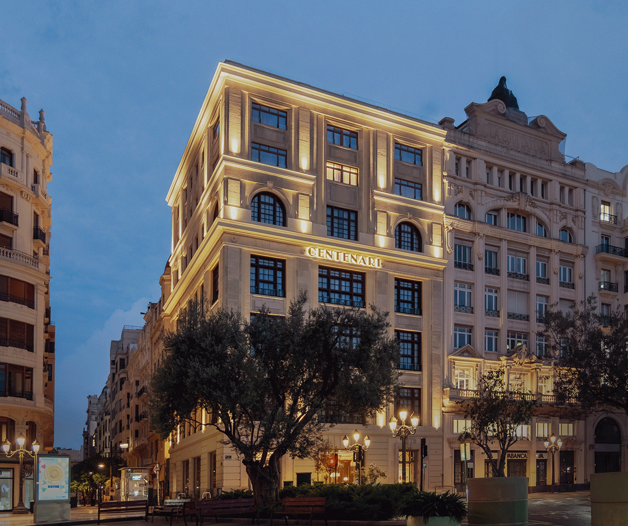 Fachada del hotel Marriott en Valencia, proyecto de construcción de OCN