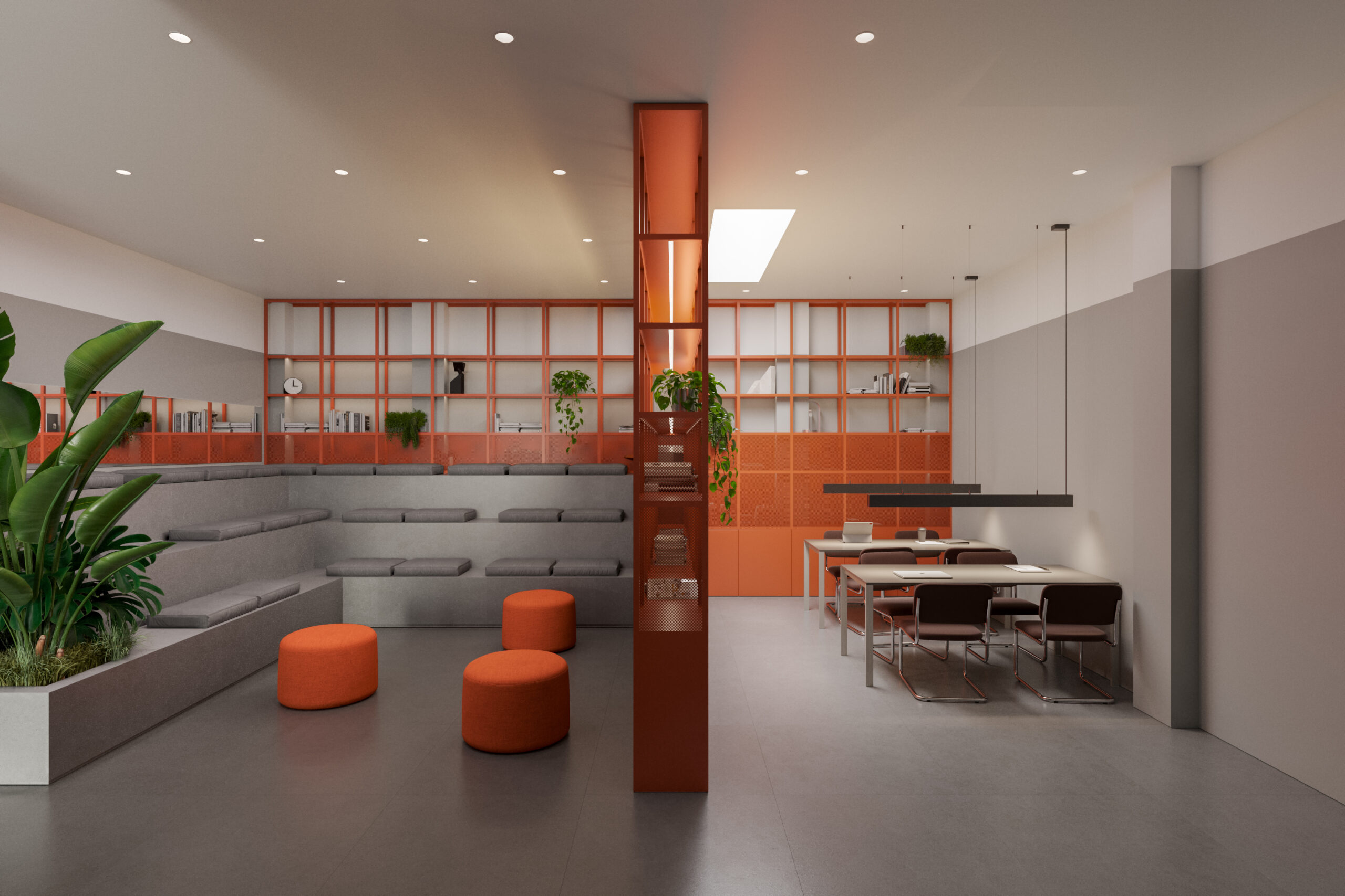 Salón con mobiliario de diseño del proyecto Finestrat en Ruzafa, Valencia, OCN